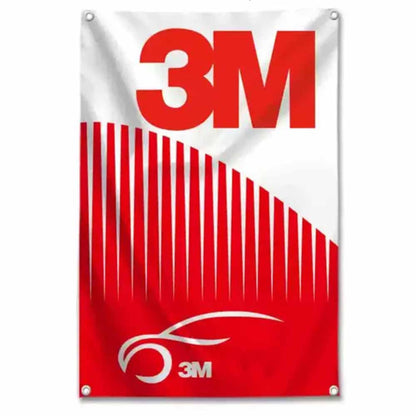 Vertical Shop Flags – Long & Narrow Banners Featuring Top Wrapping, PPF, and Detailing Brands for Professional Decor