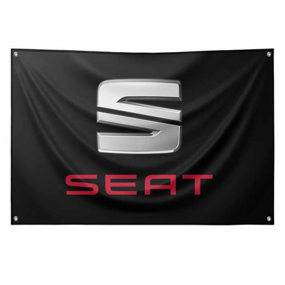 Mainstream Car Brand Flags – Premium Shop Decor for a Professional & High-End Look