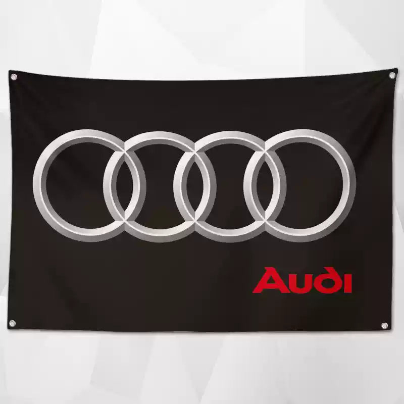 Premium Car Brand Flags – Premium Shop Decor for a Professional & High-End Look