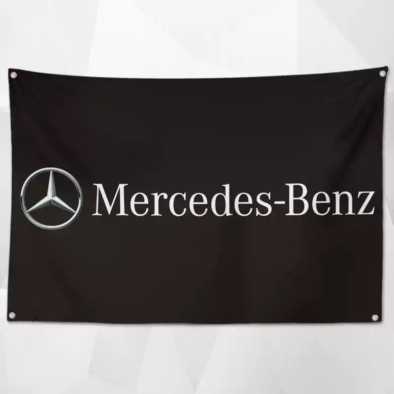 Premium Car Brand Flags – Premium Shop Decor for a Professional & High-End Look