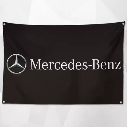 Premium Car Brand Flags – Premium Shop Decor for a Professional & High-End Look