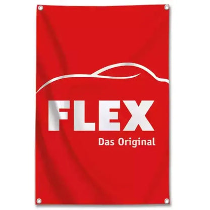 Vertical Shop Flags – Long & Narrow Banners Featuring Top Wrapping, PPF, and Detailing Brands for Professional Decor