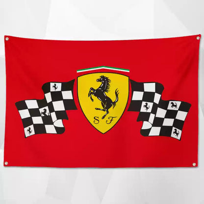 Luxury Car Brand Flags – Premium Shop Decor for a Professional & High-End Look