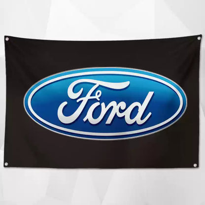 Mainstream Car Brand Flags – Premium Shop Decor for a Professional & High-End Look