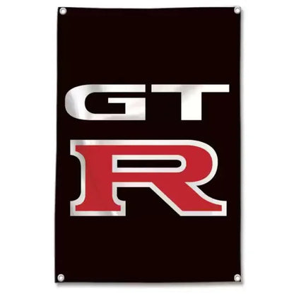 Vertical Shop Flags – Long & Narrow Banners Featuring Top Wrapping, PPF, and Detailing Brands for Professional Decor