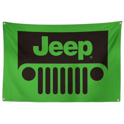 Mainstream Car Brand Flags – Premium Shop Decor for a Professional & High-End Look