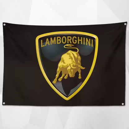 Luxury Car Brand Flags – Premium Shop Decor for a Professional & High-End Look