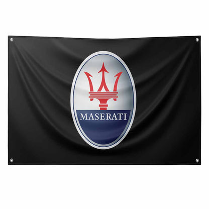 Luxury Car Brand Flags – Premium Shop Decor for a Professional & High-End Look