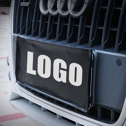 Custom Leather Number Plate Covers – Branded with Your Shop Logo for Privacy & Promotion