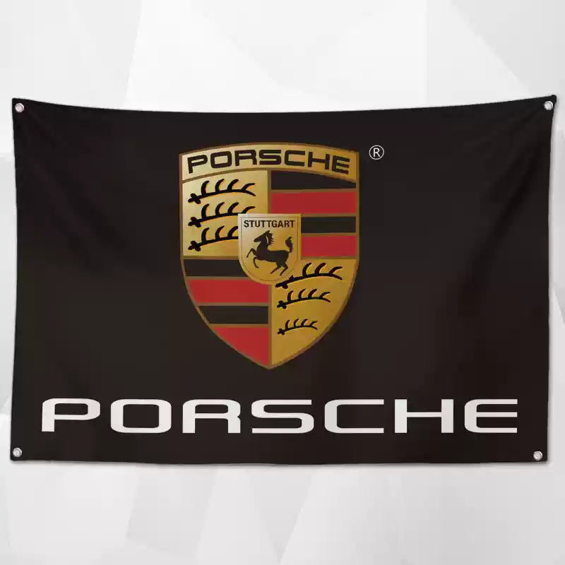 Luxury Car Brand Flags – Premium Shop Decor for a Professional & High-End Look