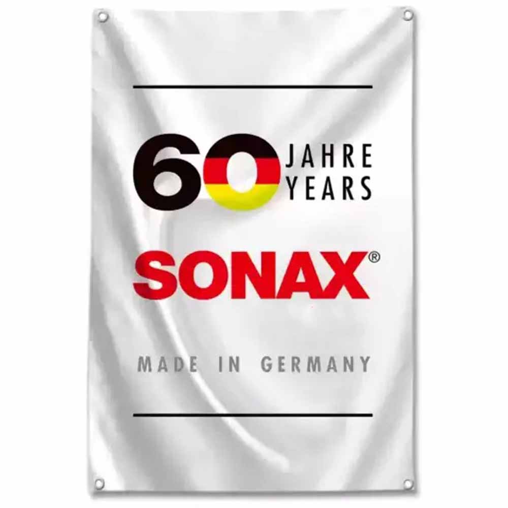 Vertical Shop Flags – Long & Narrow Banners Featuring Top Wrapping, PPF, and Detailing Brands for Professional Decor