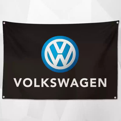 Mainstream Car Brand Flags – Premium Shop Decor for a Professional & High-End Look